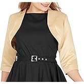 BlackButterfly Satin Bolero Shrug - Half Sleeve