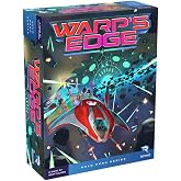 Renegade Game Studios Warp's Edge Solo Board Game - Space Combat for Ages | Tactical Bag-Building Strategy with 4 Starfighters and 5 Motherships. Includes Singularity Storybook for Solo Play