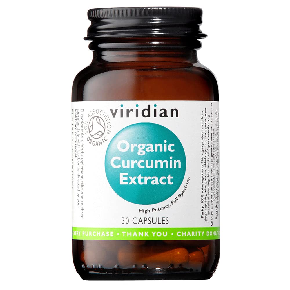 Viridian Organic Curcumin Extract 30 veg caps