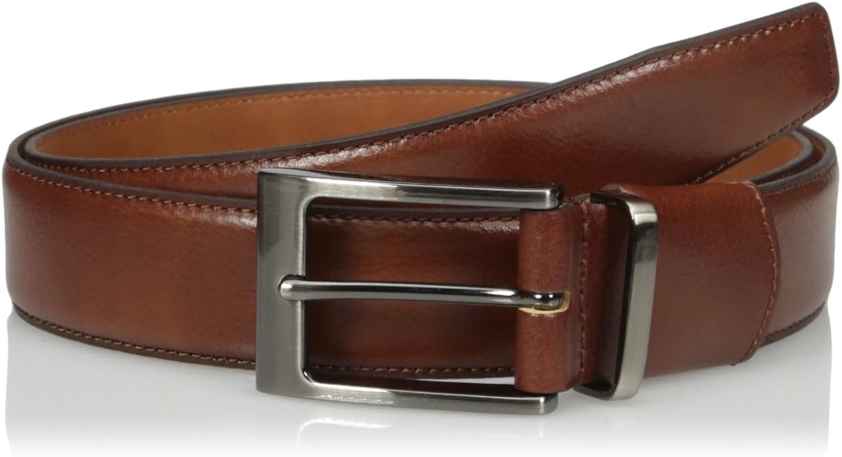Van Heusen Men's Leather Flex Comfort Stretch Belt With Metal Loop