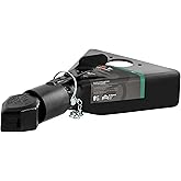 CURT 25217 Black A-Frame Trailer Coupler, 2-Inch Hitch Ball, 7,000 lbs