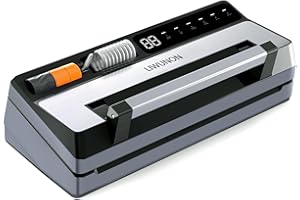Liwunon Vacuum Sealer Machine for Food, Powerful Suction Pump, Dual-Heat Sealing, Food Vacuum Sealer for Meal Prep, Sous Vide