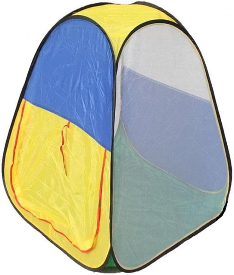Childrens Kids Pop Up Tent and Tunnel Set Playhouse Indoor Outdoor Garden Girls Boys (Blue / Green / Yellow a))