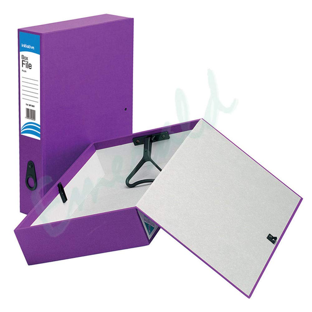 [Pack of 3] Foolscap Lock Spring Box Files 70mm Document A4 Paper