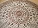Stunning Silk Rug Persian Traditional Area Rugs Round Rugs Living Room Circle Rugs Luxury 6 Foot Silk Brand High Density Foyer Round Rug (Round Shape 5.5 Foot)