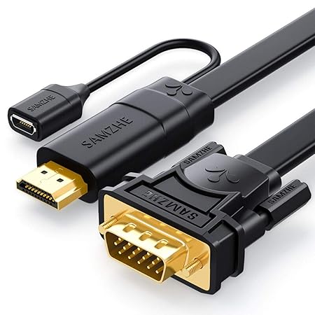 JU FU Cable HDMI a VGA Cable de conversión de señal Digital a ...