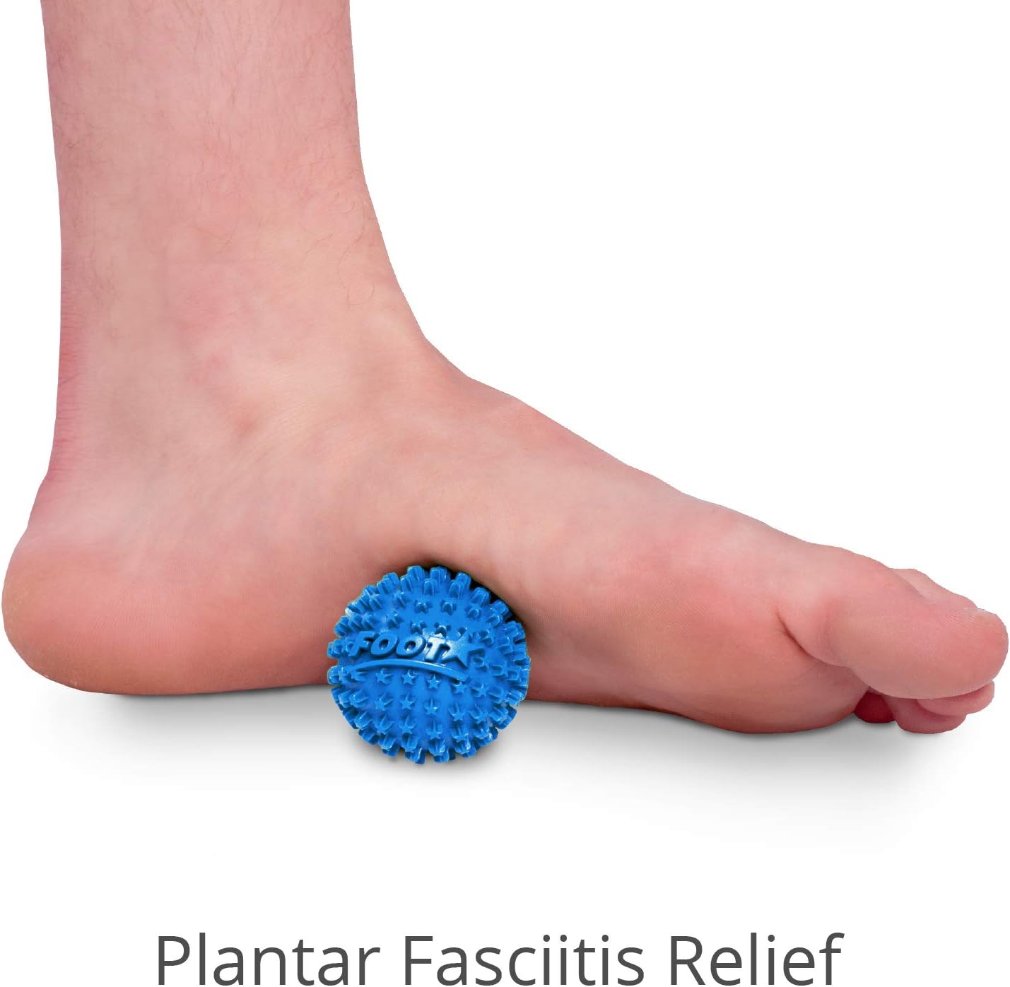Body Back Foot Star Massager and Plantar Fasciitis Roller, Foot Stress Relief Ball, Blue: Health & Personal Care
