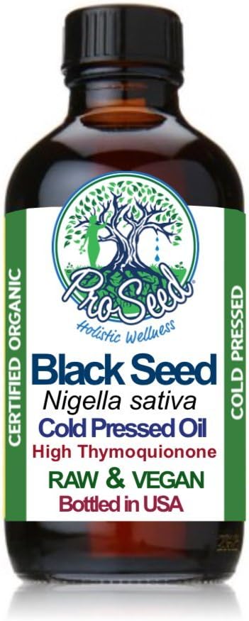 ORGANIC RAW Black Seed Oil | Virgin Unfiltered Cold Pressed Blackseed Oil | Nigella Sativa Oil | Black Cumin | Kalonji Oil