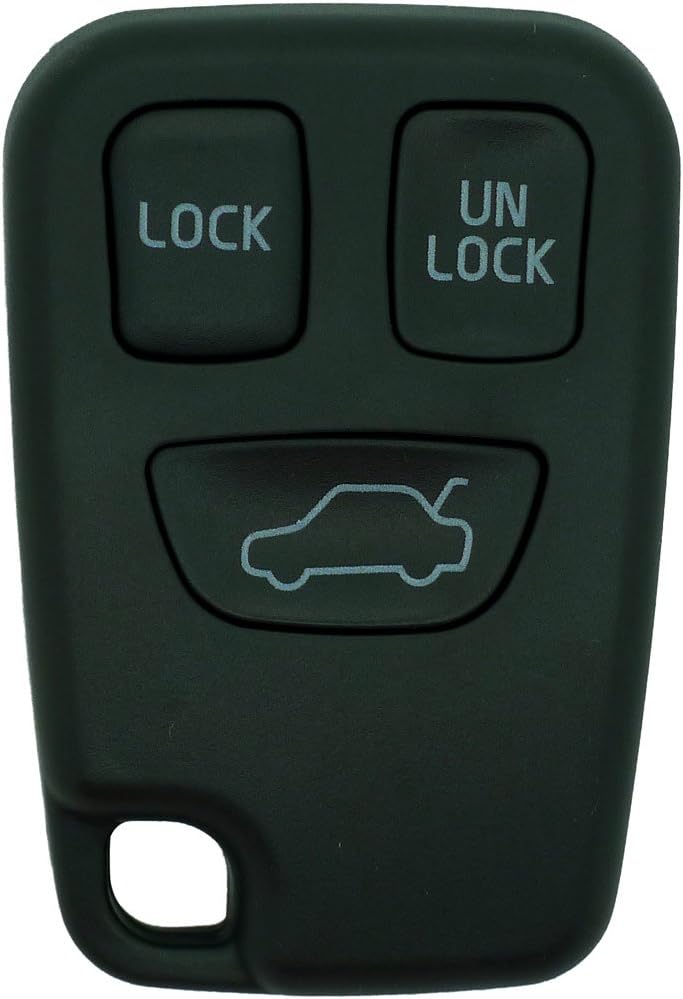 Chequers Motorstore Volvo V40 S40 S60 V70 S80 Xc70 Xc90 Replacement 3 Button Remote Fob Case