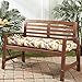 Greendale Home Fashions Indoor/Outdoor Bench Cushion, Esprit, 51-Inch