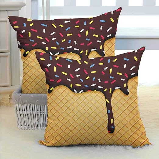 Fundas de almohada hipoalergénicas para helado, diseño escandinavo