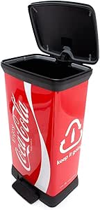 Curver - Cubo de Basura, 50 L, Coca Cola: Amazon.es: Hogar