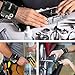 Kipta Hand Tools Magnetic Wristband, 15 Super Strong Magnets Breathable Tool Organizer, Adjustable Wrist Strap for Holding Screws, Nails, Bolts, Drill Bits and Small Tools for Home and Any Repair Use