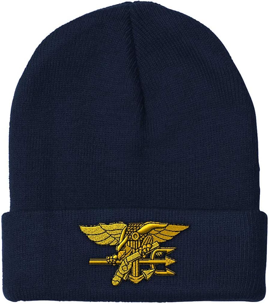 Navy seal beanie hat Outlet