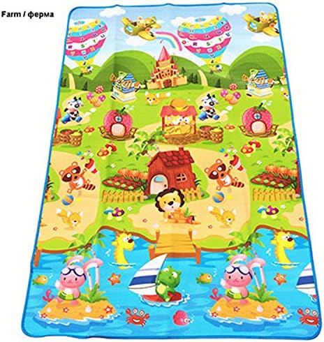 Farm Baby Crawling Play Puzzle Mat Rug Outdoor Eva Foam Soft Floor 1801200.3cm Waterproof And Easy To Clean Flexible