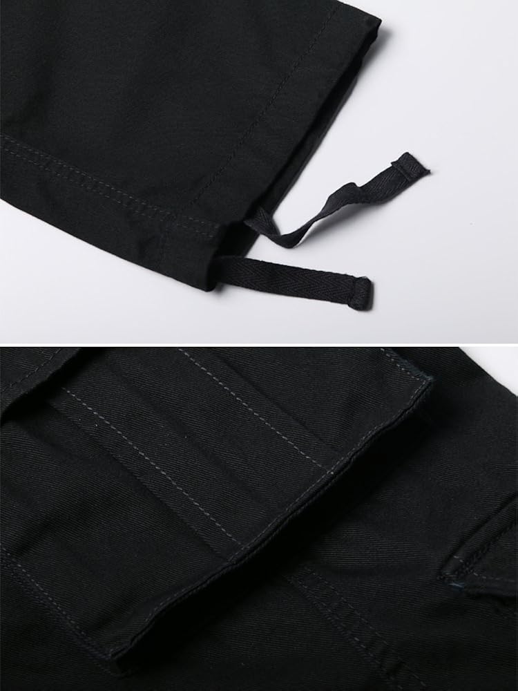 OCHENTA Men's Casual Military Cargo Pants, 8 Pockets Work Combat Outdoor Trousers at  Men’s Clothing store