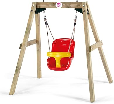 wooden baby swing outdoor