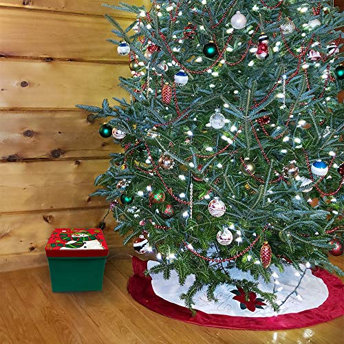 UpBloom Santa's Tree Helper Gift Box for Christmas | Automatic Watering System Looks Like a Present to Keep Your Live Tree Green Throughout The Holiday Season