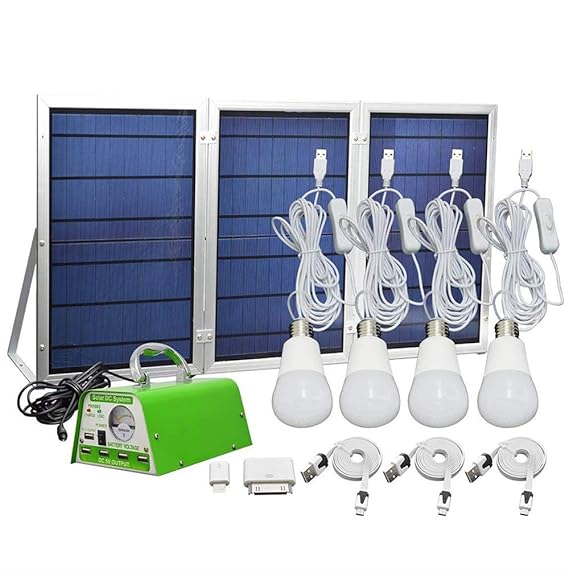 Amazon Com 30w Panel Foldable Gvshine Solar Panel Lighting Kit