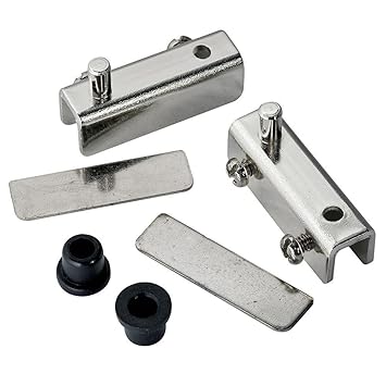 Glass Door Pivot Hinge Polished Chrome Pair Amazon Co Uk Diy