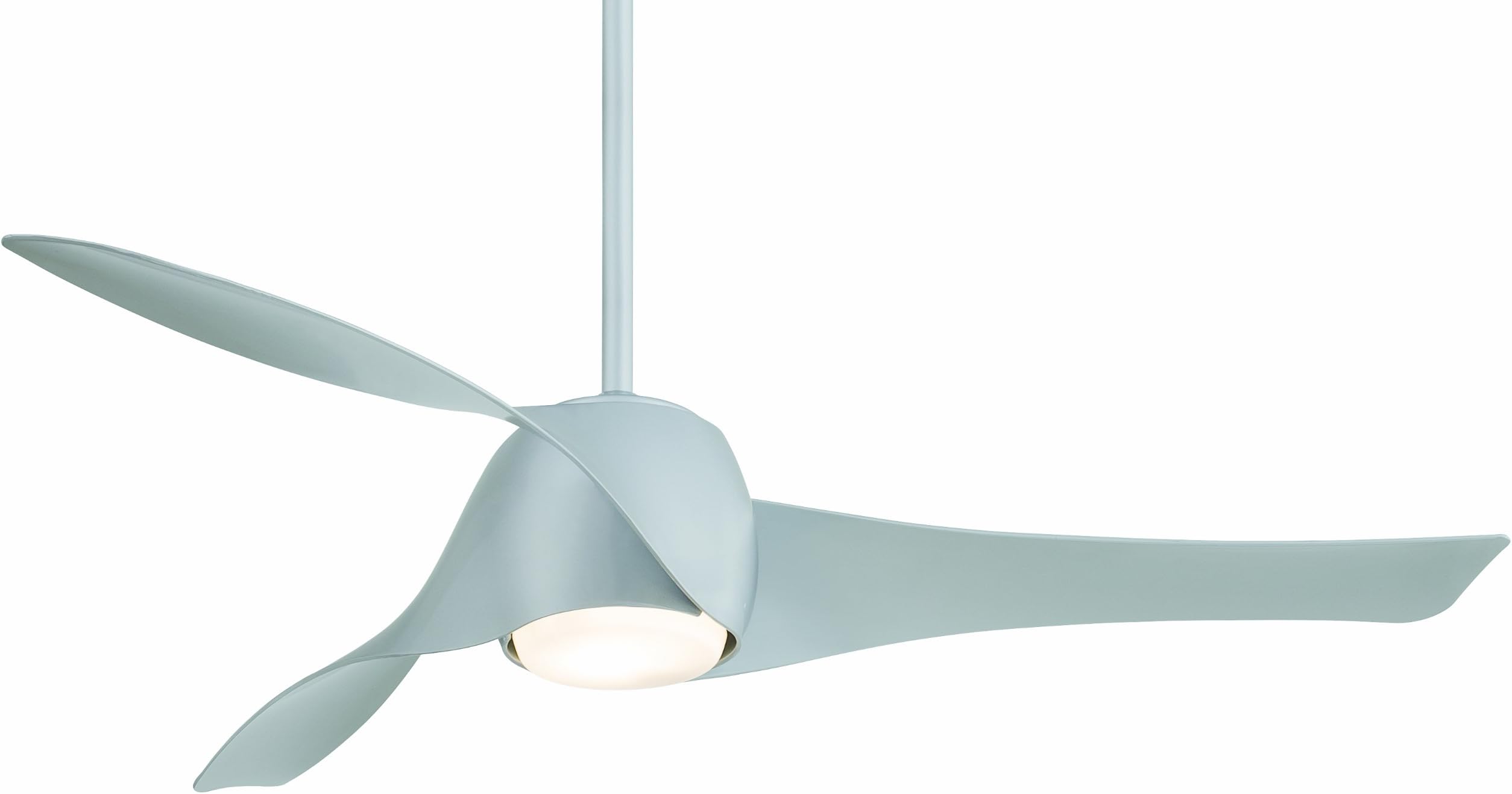 Minka Aire by George Kovacs Design - Artemis Liquid Nickel Ceiling Fan - 147 cm IN DIAMETER - Includes remote control silver matted