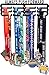 LISH Always Push Forward Medal Hanger Display - Runners Race Inspirational Marathon Medal Holder, Holds Up to 60+ Medals