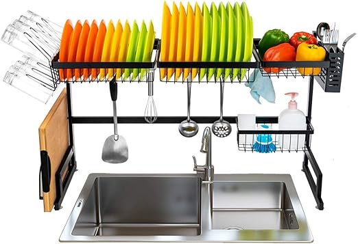 amazon over the sink dish drainer