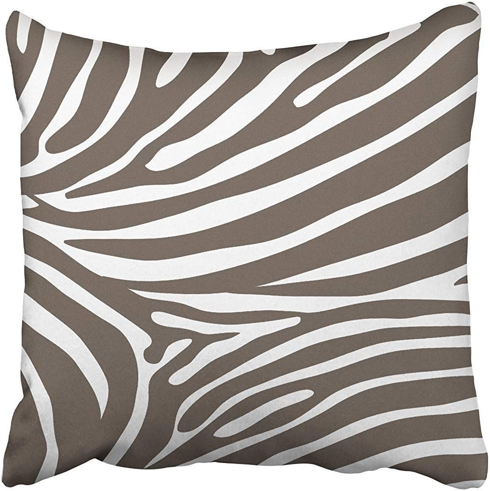 Amazon Com I Do Staropor Decorative Brown And White Zebra Print