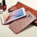 S7 Edge Glitter TPU Case, Houshine Premium Electroplated Bumper Bling Soft Cover Case for Samsung Galaxy S7 Edge, Rose Gold