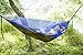FiveJoy Pop Up Mosquito Net Camping Hammock with Tree Straps and Carabiners - Easy Set Up, Protection from Bugs Insects Ticks - Lightweight, Durable, Portable for Hiking, Beach, Backyard, Outdoors
