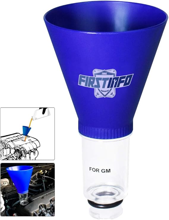 FIRSTINFO Engine Oil Funnel for Most AM General, Buick