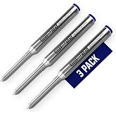 GPCA GP22 Ink Refill Cartridges for Gel Pens | Medium Point Size, Use with GP 1945 Pens, Compatible with Short Pens (3PC, Blue)