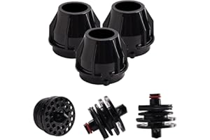 COOLFELL 3Pcs UF-1 Nozzle and Diffusser Assembly,For Coke UF-1 Soda Inner Outer Valves Repair or Replacement. (3)