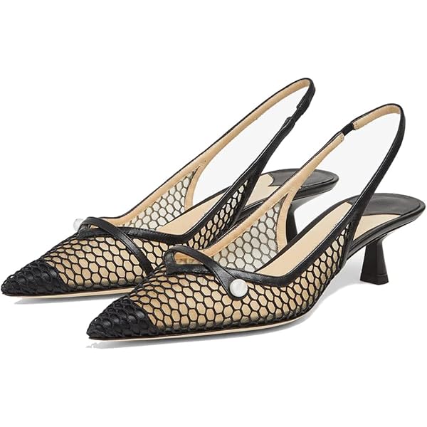 NobleOnly Women's Kitten Heel Pumps - 1.4 Inch Pointed Toe Slip-On Shoes For Wedding Or Office - View #7