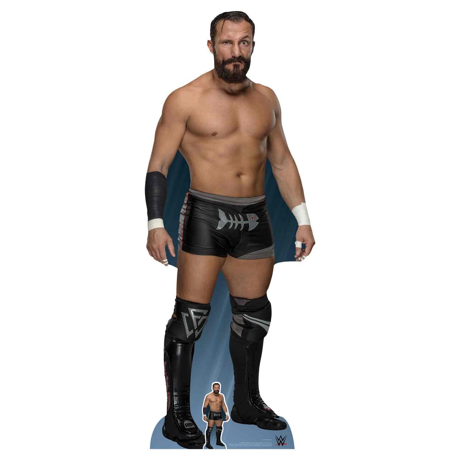 SC1260 Official WWE Bobby Fish Ultimate Edition WWE Figures Party Decorations Lifesize Cardboard Cutout 178cm Tall, Multicolour
