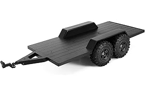 INJORA Utility Trailer with Hitch for 1/18 RC Crawler Car TRX4M Upgrade