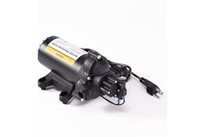 Gidrox 110V AC Water High Pressure Pump, 4.0 GPM 45 PSI Fresh Water Transfer Diaphragm Pump with Smart Pressure Switch