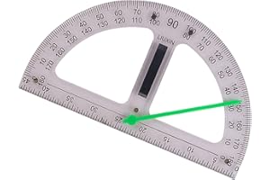 gosduiwip Durable Geometry Math Ruler Teacher Supplies Lightweight Teaching Aid for Drawing in Classroom Office 60 Degree Tri