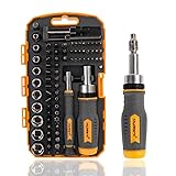 MULWARK Screwdriver Bit Set & Socket Kit, 77-Pieces