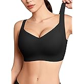 REALWILL Women Everyday Comfortable Wireless Bra Supportive Push Up Minimizer Bras Full Coverage Soft Seamless Tshirt Bras