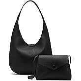 NEWBELLA Women's Hobo Purse - Faux Leather Shoulder Bag & Tote Handbag, Spacious Work Bag for Commute & Daily Use