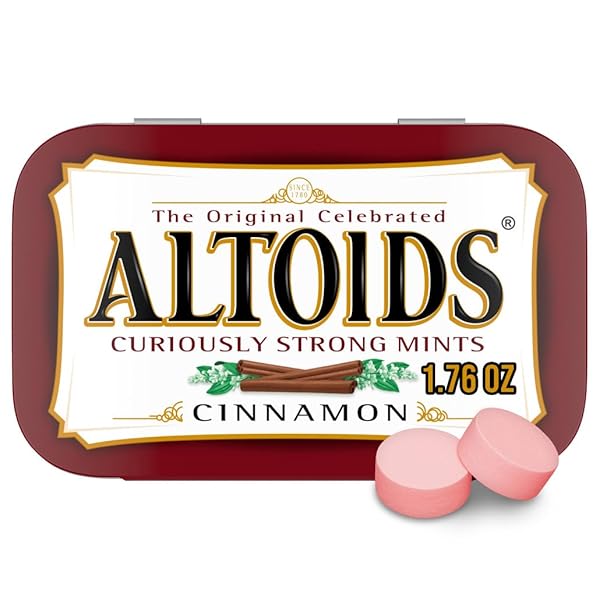 ALTOIDS CINNAMON MINTS SINGLE PACK, 1.76 OUNCE