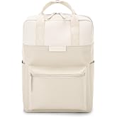 Kapten &amp; Son Bergen Sandstone Backpack 15 L Work Backpack | Backpack incl. 14 Inch Laptop Compartment, Work Rucksack, Water Resistant Back Pack &amp; Compact 15 L Daily Ring Binder Fit