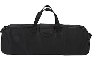 Telescope Bag 23.6 X 3.1 X 7.5in Oxford Cloth Black Telescope Carrying Case with Adjustable Shoulder Strap, Telescope Storage