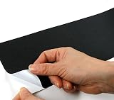 Mesoar 10m Self-Adhesive Matted Black Wallpaper Border 4in Wide Peel & Stick view 6