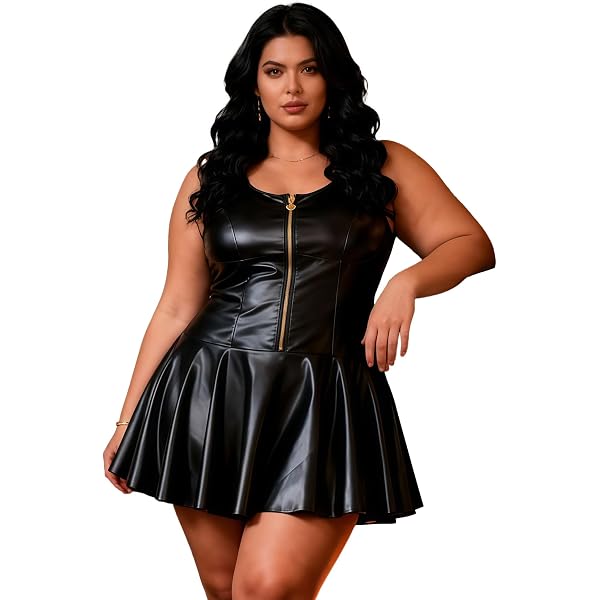 elegant moments leather dress Bodycon Leather Dresses