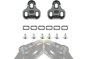 Bicycle Cleats Compatible with Look Keo Pedals with Memory Positioner TPU Anti-Slip Surface
