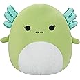 Squishmallows Original 16-Inch Mipsy Green Axolotl with Fuzzy White Belly - Large Ultrasoft Official Jazwares Plush