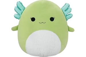 Squishmallows Original 16-Inch Mipsy Green Axolotl with Fuzzy White Belly - Large Ultrasoft Official Jazwares Plush