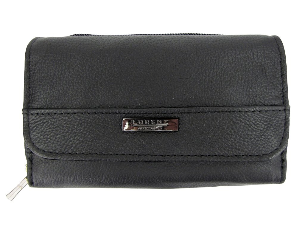 Ladies Leather Lorenz Purse/ Wallet Zip Around Photo Space - Colours